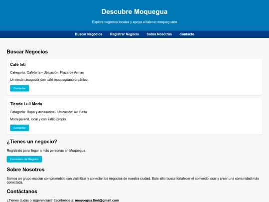 pagina_negocios_moquegua screenshot