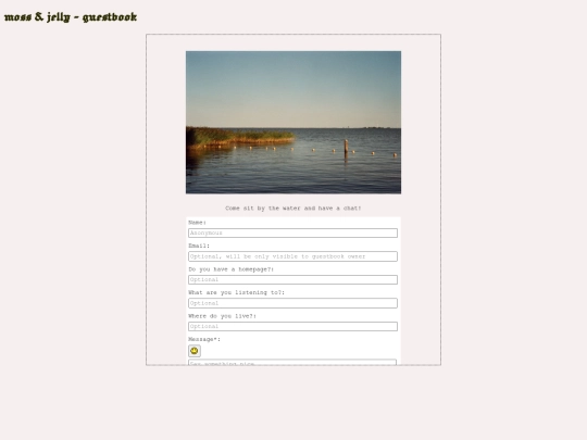 guestbook screenshot