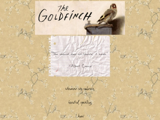 thegoldfinch screenshot