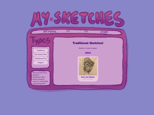 art/sketches screenshot
