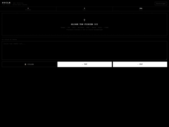 SOCLE_v3 screenshot