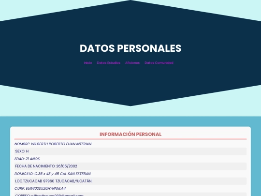 act24/datos_personales screenshot