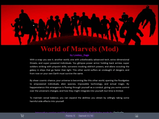 marvel/mod screenshot