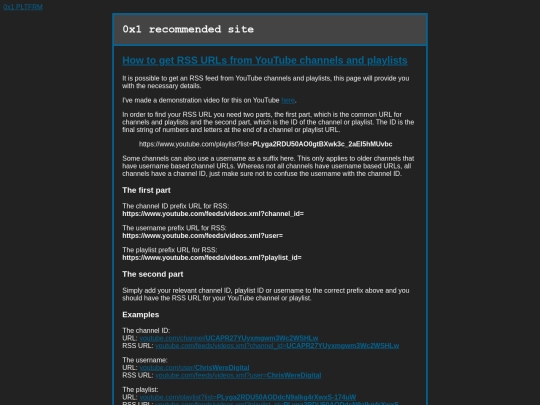rsstutorials screenshot