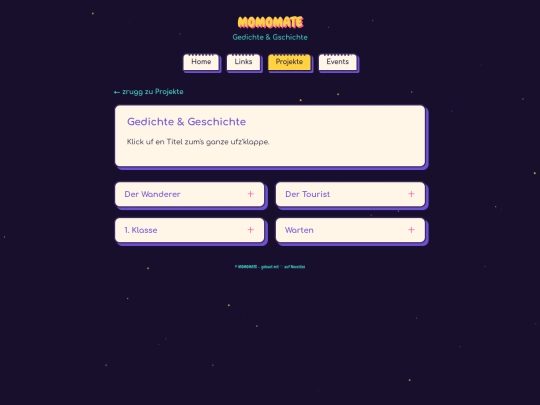 gedichte screenshot