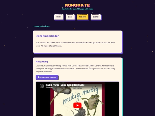 kinderlieder screenshot