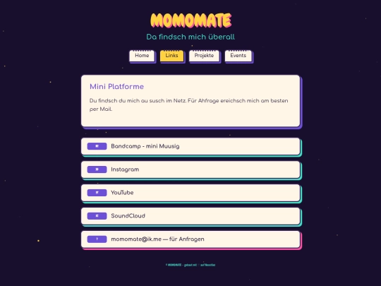 links screenshot