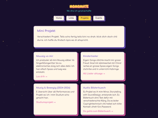 projects screenshot