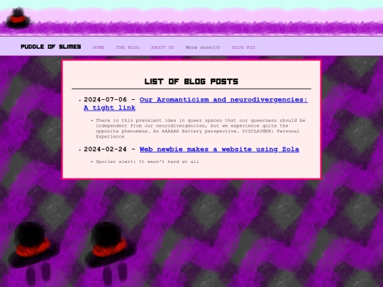 blog screenshot