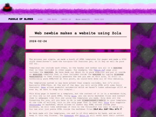 blog/web-newbie-makes-website screenshot