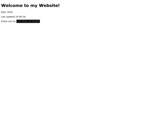 index screenshot