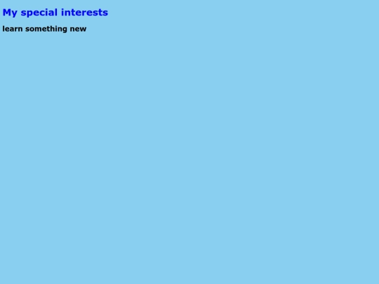 specialinterests screenshot