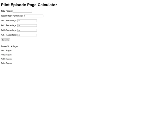pagecalc screenshot