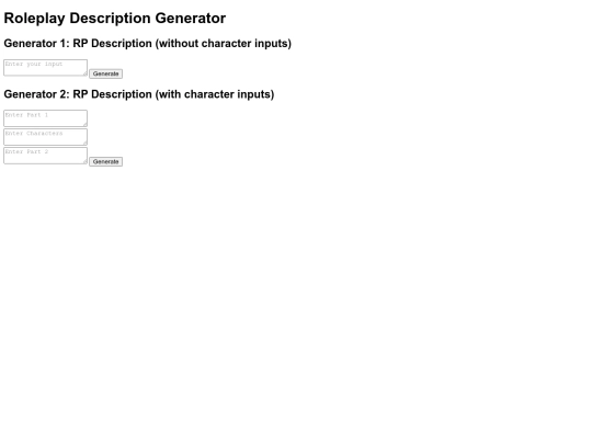 rpgen screenshot