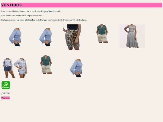 Vestidos screenshot