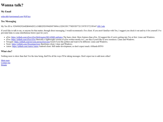 contact screenshot