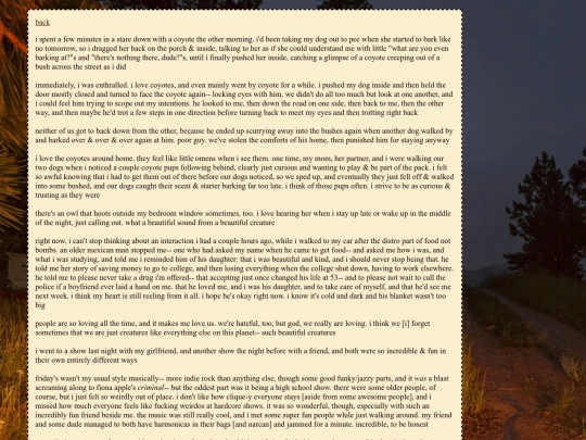 blog/creatureing screenshot