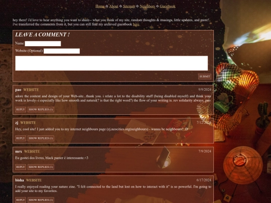 guestbook screenshot