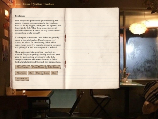 recipebook screenshot