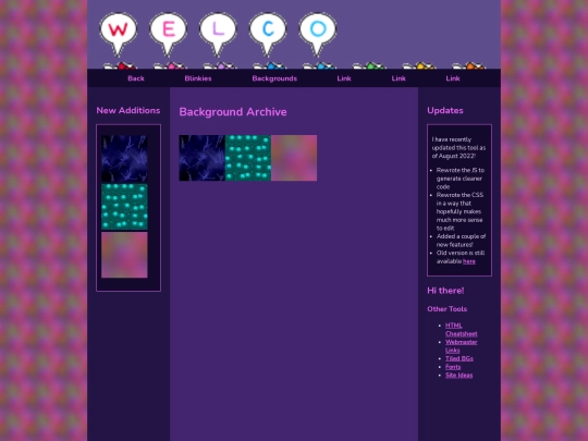 images/backgrounds screenshot