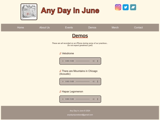 demos screenshot
