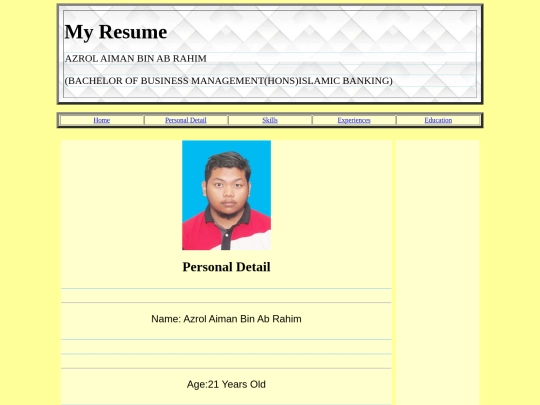 profile screenshot