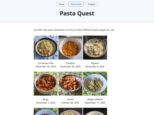 pasta screenshot