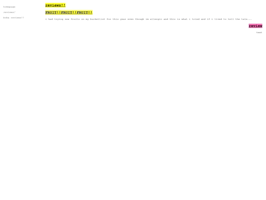 reviews screenshot