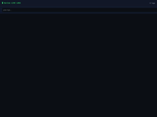 logs screenshot