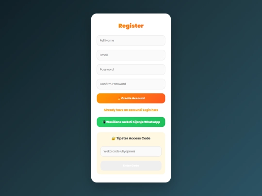 register screenshot