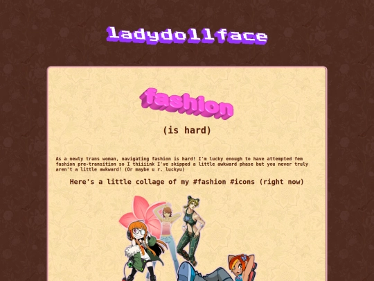 fashion screenshot