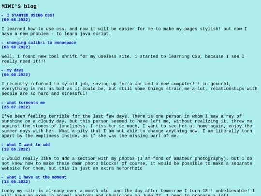 myblog screenshot