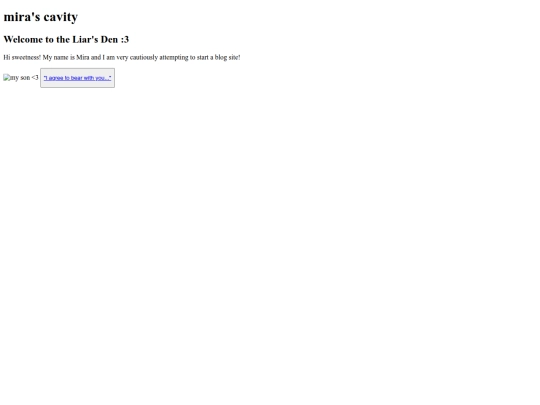 miras cavity/pages/landing screenshot