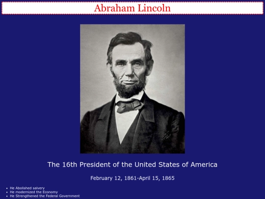 presidentprofileminiproject screenshot
