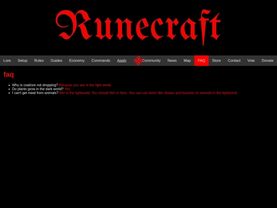 faq screenshot