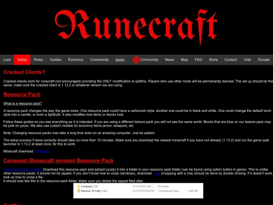 setup screenshot