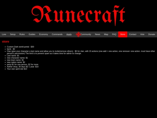 store screenshot