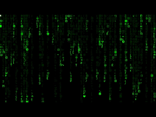 matrix-screensaver screenshot
