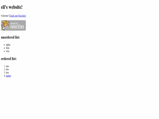 index screenshot