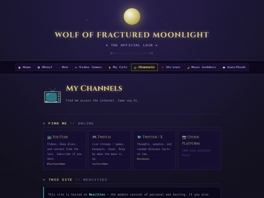 channels screenshot