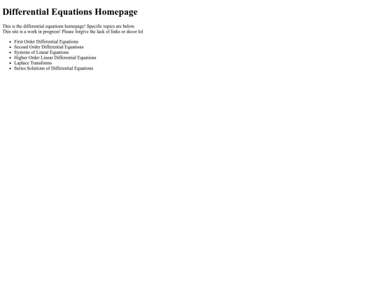 genres/diffeqsHome screenshot