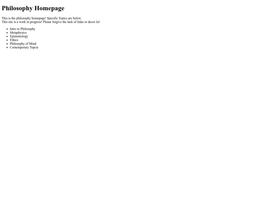 genres/philosophyHome screenshot