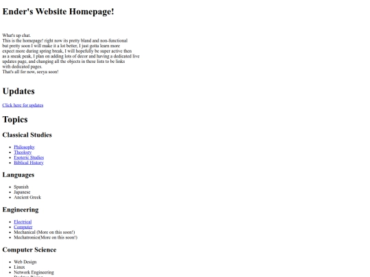 index screenshot