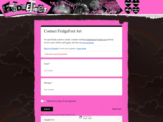 contact screenshot