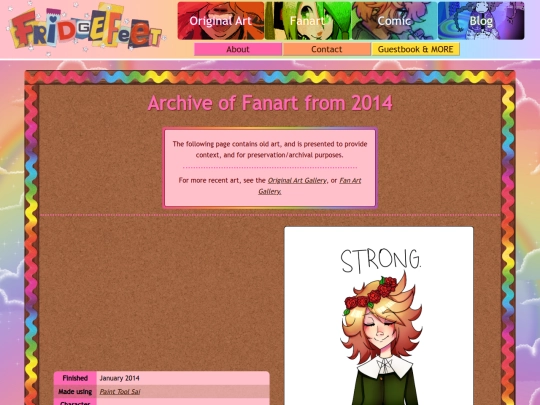 fanartpiece/retroactive/2014 screenshot