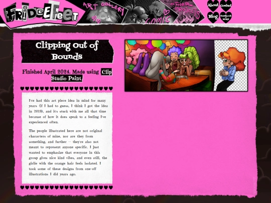 originalartpiece/clippingout screenshot