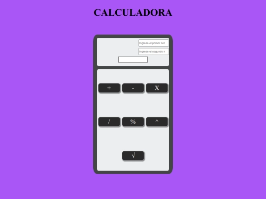 Calculadora screenshot