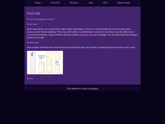 firstaid screenshot
