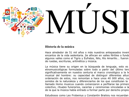 MUSICA/INDEX screenshot