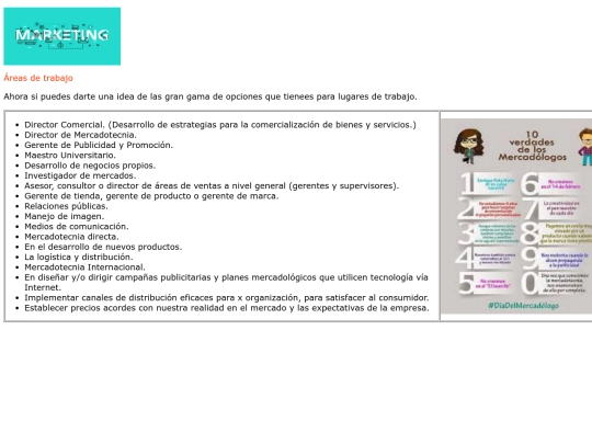 marketing/Areas de trabajo screenshot